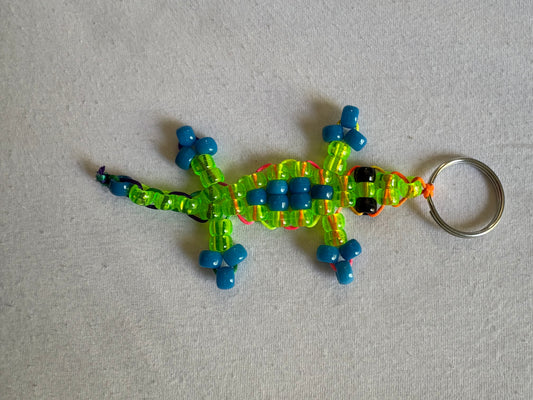 Blue and green Kandi lizard