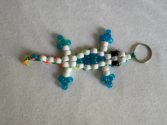 Blue and white Kandi lizard