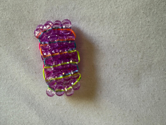 Small Purple Kandi cuff
